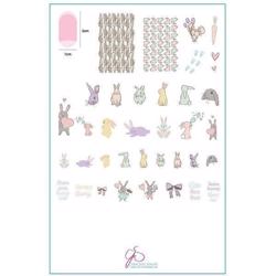Honey Bunny (CJSH-33) - Stampingplade, Clear Jelly Stamping